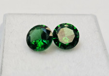 Emerald Pair of 2-3 Ct Round Cut Green Colombian EGL Certified Loose Gemstone picture