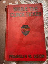 Rare Hardy Boys While the Clock Ticked Hardcover Illustrated franklin Dixon 1932 picture