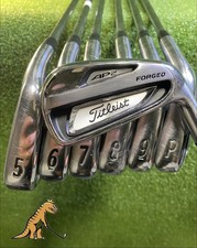 Used RH Titleist 714 AP2 Iron Set 4-PW Dynamic Gold Tour Issue X100 picture