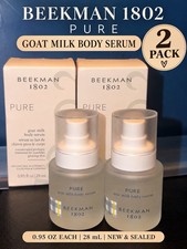 Beekman 1802 Pure Goat Milk Body Serum 0.95 oz Lot of 2 New Sealed picture