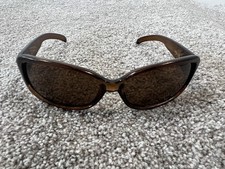 VINTAGE Dolce Gabbana Sunglasses Womens Brown Tortoise Wrap Oversized 2415 picture