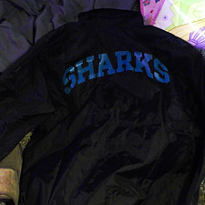 San Jose Sharks NHL Hockey Black Jacket Officially Licensed Apparel picture