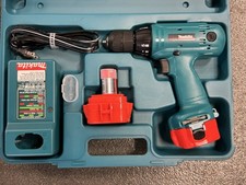 Makita 6213D NEW NOS 12V Cordless Drill Set Vintage Collectable Tools picture
