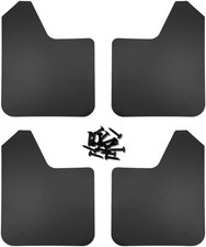 4PCS Truck Mud Flaps Front Rear Splash Guards, Black picture