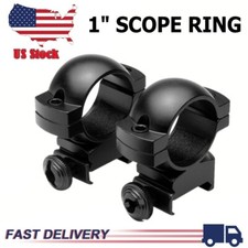 Scope Rings Low Profile Rifle Scope Mount 1 Inch Ring for Picatinny Rail Mount picture