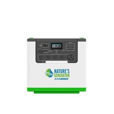 Nature's Generator 3600W/7200W Peak Solar Generator 3072Wh For Home Back Up picture