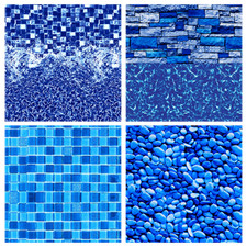 LinerWorld Above Ground Pool Liner Overlap or Beaded Round or Oval All Sizes picture