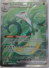 Serperior ex 156/086 Holo Ultra Rare Black Bolt Pokemon Near Mint picture