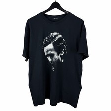 Vintage 2000s Ted Bundy Serial Killer Horror Portrait Graphic Shirt Size XL picture