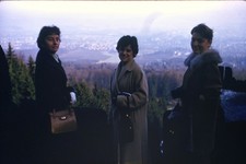 c1960's Kodachrome 35mm Slide Three Women Dresden Germany Overlook Europe Woman picture