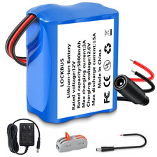 12V  5800mAh Rechargeab Lithium Battery with Bare Leads Wire for DIY Project picture