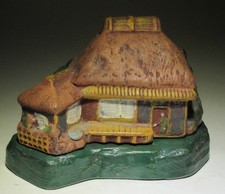 Vintage incense burner japanese hut house picture