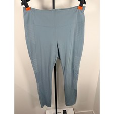 Athleta Delancey Moto Tight Leggings Blue High Rise Pockets 1X 598323-03 picture