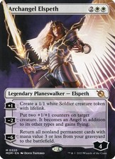 ** Archangel Elspeth (Borderless) - March of the Machine ** NM MTG Planeswalker picture