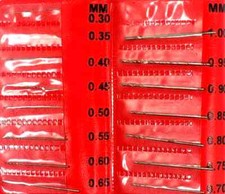  New,Drill Bit Set of 15pc Size 0.30 to 1mm HSS Steel Carbide Watch Euro Tool picture