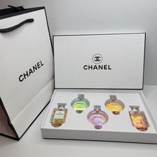 Chanel Perfume Gift Set – 5 x 7.5ml -BRAND NEW White BOX With GIFT BAG picture