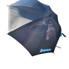 Haas-Jordan Black Golf Umbrella Michelin Tire Advertising NEW Large 62
