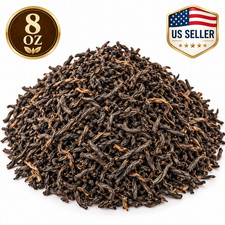 Premium Pu-erh Puer Puerh Tea Yunnan Ancient Tree Ripe Loose Leaf 8OZ All Nature picture