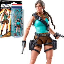 G.I. Joe Classified Series Retro Cardback Lara Croft Tomb Raider 6-Inch Figure picture