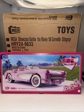 MEGA Barbie The Movie '56 Corvette Stingray Building Set New Sealed Hry24 picture