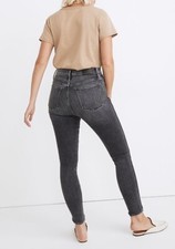 Madewell  Skinny Jeans Size 32 10” High Rise Waist Oakwood Wash picture