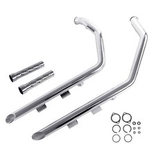 IRON GROWL 1.75'' Drag Pipes&Baffle for 2004-2013 Harley Sportster Upgrading picture