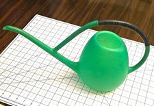 Rare Vintage Green Black Handle Watering Can Vitri Made in Germany MCM Space Age picture