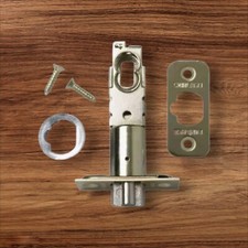  Schlage 40-251 Tri-Option Bright Brass Steel DEADLATCH -F Series Locksets picture