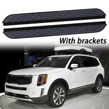 Alu Running Board Fit for Kia Telluride 2020-2024 2025 Side Step Pedal Nerf Bars picture