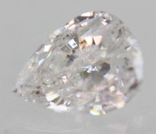 Certified 0.62 Carat D SI2 Pear Shape Natural MINED Loose Diamond 6.49x4.98mm picture
