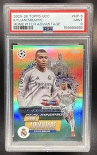 2025 Topps UEFA Club Competitions Kylian Mbappe Home Pitch Advantage #HP-5 PSA 9 picture