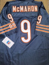 BRAND NEW #9 Jim McMahon THROWBACK Blue CHICAGO BEARS Jersey size 2XL picture