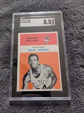 1961-62 Fleer #23 Sam Jones RC SGC 8.5 NM-MT+ Celtics HOF Rookie ONLY 5 BETTER picture
