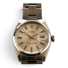 W/Papers 1974 Rolex Date 34 mm Steel Oyster Automatic Watch 1500 picture