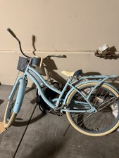 Huffy Nel Lusso 26in Women's Cruiser Bike Blue w/ Basket Rear Rack Coaster Brake picture
