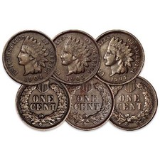 1859-1909 Very Fine LIBERTY Indian Head Cent Penny VF Coin Collect U.S  picture