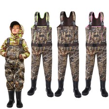 HISEA Kids Waders Neoprene Insulated Toddler Children Mud Hunting Fishing Waders picture