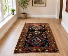 Pre 1900's ANTIQUE CAUCASIAN SHIRVAN RUG 4'8