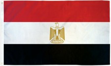 3X5 Egypt 3x5ft Flag of Egypt Egyptian Flag 3x5 House Flag 100D picture