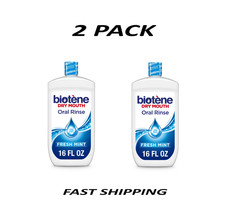 (2 Pack) Biotene Oral Rinse Moisturizing Mouthwash, Dry Mouth Relief, 16 Fl Oz. picture