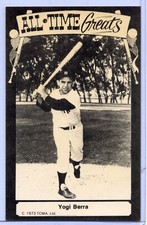 Yogi Berra Postcard All-Time Greats 1973 HOF 1971 NYYankees picture