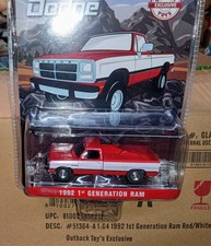 1:64 Greenlight 1992 1st Generation ram Outbacktoys toys exclusive 51384-A picture