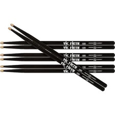 Vic Firth Buy 3 Pairs of Black Drum Sticks, Get 1 Free 5A picture