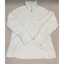 L.L.Bean Women’s Medium Sherpa Fleece Quarter Zip picture