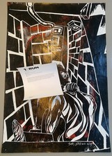 Bobby Kareem Hill Bent II Hand Painted Multiple Art Print Signed Numbered LOP picture