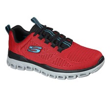 Authentic Skechers FASTEN UP / Glide Step / RED-BLACK / Reg $90 / NIB picture