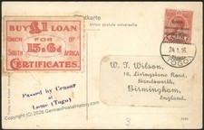 Germany 1916 Togo WWI Anglo-French Occ Cover Censor Lome England 115467 picture