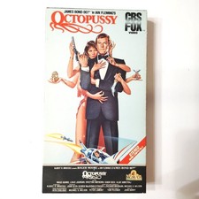 Octopussy VHS 1984 James Bond Action Starring Roger Moore and Maud Adams picture