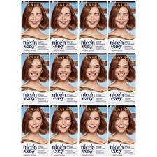 12-New Clairol Nice'n Easy Permanent Hair Dye, 6W Light Mocha Brown Hair Color picture