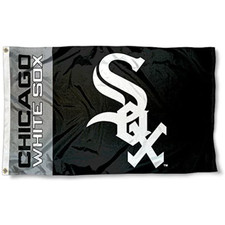 Black Chicago White Sox Flag 3x5 ft Indoor Outdoor MLB    CWS3 picture